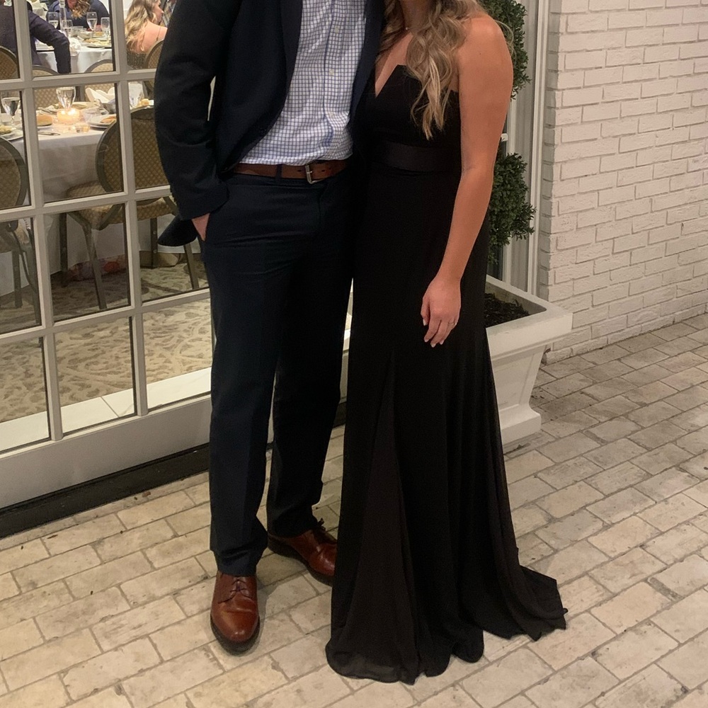 Vera Wang Black Formal Dress